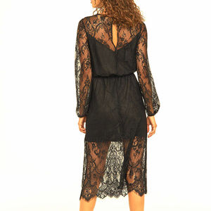 NWT Classic Lace Sheer Dress